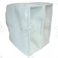 GRAINGER Cube Air Filter: 24 in x 24 in x 10 in, 2 Pockets, Synthetic, Blue/White, MERV 8 (MPN 2DYN9). Key specifications — Performance Rating: MERV 8; Brand: GRAINGER; Media Color: White; Frame or Header Material: Galvanized Steel; Media Material: Synthetic; Surface Tackifier: Yes.