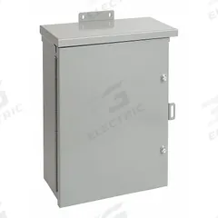 HOFFMAN Enclosure: Steel, 36 in x 30 in x 12 in, 3R, Solid Cover, Hinged, Galvanized (MPN A36R3012HCR). Key specifications — Brand: HOFFMAN; Closure Method: Screws; Knockouts: Not Included.