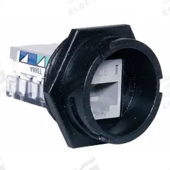 HUBBELL PREMISE WIRING Screw-In Jack: Tool-Less, Hi-Impact Category Jacks, 1 Ports, Black, 6, RJ45 (MPN HI6). Key specifications — Color: Black; Compatible Wire Material: Copper; Display Sell UOM: EA; Brand: HUBBELL PREMISE WIRING; RCA Insulator Color: Gray.