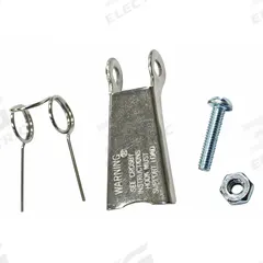 CROSBY Spring Latch: Spring, 3 in Latch Lg, 1 1/4 in Latch Wd, 1/4 in Latch Eye Dia, Stainless Steel (MPN 1090107). Key specifications — Brand: CROSBY; Manufacturer Part Number: 1090107; Latch Type: Spring.