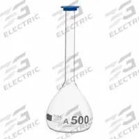QORPAK Volumetric Flasks: 500 mL, Gray, Round, A, Includes Closure, 4 in Overall Ht (MPN 278388). Key specifications — Shape: Round; Body Color: Gray; Brand: QORPAK; USP Specification: Type I.