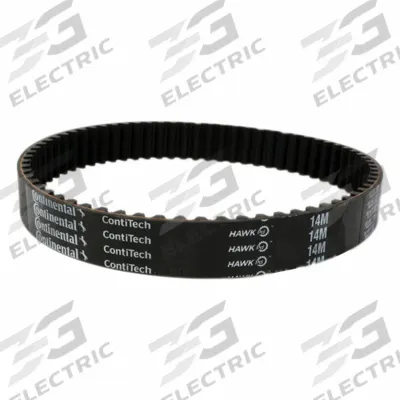 CONTINENTAL Timing Belt: One Side, Curvilinear, Conti Hawk PD, 14 mm Pitch, 40 mm Top Wd - HTD Section Timing Belts
