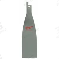 MILWAUKEE Scraper Blade: Reciprocating Saw Compatible, Steel, 5 1/2 in Lg, 49-00-5463. Key specifications — attr1170545: Steel; attr1179906: Reciprocating Saw; attr1179907: Scraper Blade; attr1170553: MILWAUKEE.