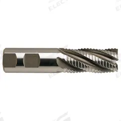 YG-1 Roughing End Mill: Cobalt, 6 Flute, Coarse Pitch, 1-1/4" Mill Dia, 2" LOC, 4-1/2" OAL (MPN 64445)
