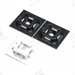 PANDUIT Cable Tie Mount: 0.21 in Slot Wd, 0.06 in Slot Ht, 1.13 in L x 1.13 in W x 0.17 in H, 500 PK (MPN ABMS-A-D). Key specifications — For Use With: Miniature, Intermediate and Standard Cable Ties; Size: 1.13 in L x 1.13 in W x 0.17 in H; Color: Natural; Brand: PANDUIT.