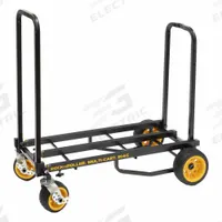 ROCK N ROLLER Convertible Hand Truck: 700 lb as Hand Truck, Dual-Loop, Black/Yellow, Flat-Free Steel (MPN R14G). Key specifications — attr1344968: Black; attr1344907: ROCK N ROLLER.