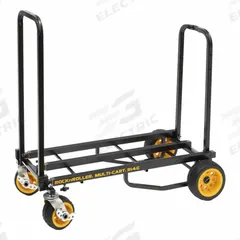 ROCK N ROLLER Convertible Hand Truck: 700 lb as Hand Truck, Dual-Loop, Black/Yellow, Flat-Free Steel (MPN R14G). Key specifications — attr1344968: Black; attr1344907: ROCK N ROLLER.