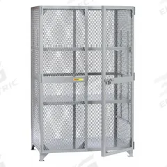 LITTLE GIANT Bulk Storage Locker: 49 in x 27 in x 78 in, 2 Adj Shelves, Legs, Gray, Gray, Shelves (MPN SL2-A-2448). Key specifications — Brand: LITTLE GIANT; Body Panel Type: Ventilated; Base Type: Legs; Cabinet Color: Gray; Frame Assembled: Assembled.
