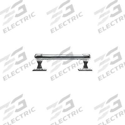 PHOENIX Large Hand Rail Kit: Stainless Steel, Silver, Chrome Plated, Round - Truck Hand Rail Mounting Kits