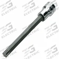 SK PROFESSIONAL TOOLS Socket Bit: 3/8 in Drive Size, Torx Tip, T30 Tip Size, 5 in Overall Lg, Torx (MPN 42580). Key specifications — attr1213209: Replaceable Insert; attr1213211: SK PROFESSIONAL TOOLS.