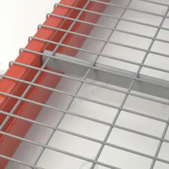 NASHVILLE WIRE Pallet Rack Decking: 58 in x 36 in, Waterfall, Flared Wire Decking, 5 ga Decking (MPN D3658BB3A3P). Key specifications — Wire Decking Style: Flared; Finish: Zinc-Plated; Brand: NASHVILLE WIRE; Material: Steel; Decking Edge: Waterfall; Color: Silver.
