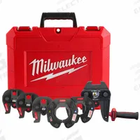 MILWAUKEE Press Jaw and Ring Kit: 1/2 in Pipe, Stainless Steel, Extended Tool Types (MPN 49-16-2691SA). Key specifications — attr518794: 1/2 in; attr518793: Stainless Steel; attr518792: Smartpress Fittings; attr553578: (2) Rings; attr518791: MILWAUKEE.