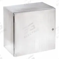 HOFFMAN Enclosure: 304 Stainless Steel, 20 in x 20 in x 12 in, NEMA 12/3R/4/4X, Solid Cover, Hinged (MPN CSD202012SS). Key specifications — Brand: HOFFMAN; Closure Method: 1/4-Turn Latch; Enclosure Material: 304 Stainless Steel; Knockouts: Not Included.