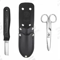 KLEIN TOOLS Communications Tool Kit: 2 Total Pcs, Cutting Tools, Tool Pouch, 10 or less Pieces Range (MPN 46037). Key specifications — attr549013: None; attr549011: None; attr549010: None; attr549007: (1) Scissors; attr549012: None; attr539015: KLEIN TOOLS.