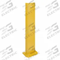 VESTIL Pallet Rack Guard: Bolt-On, Floor/Upright, 8 in x 3 5/8 in x 36 1/4 in, Steel, Yellow (MPN G6-36). Key specifications — Brand: VESTIL; Mounting Location: Floor; Upright; Color: Yellow; Material: Steel.