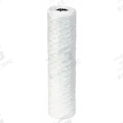 PARKER Water Filter Cartridge: 150 micron, String Wound, 5 gpm, Glass Fiber, 10 in Overall Ht, 6 PK (MPN K5B10G). Key specifications — Brand: PARKER; Filter Media: Glass Fiber.