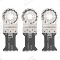 FEIN Oscillating Tool Blade: 1 1/8 in Blade Wd, 3 13/16 in Overall Lg, Precision Cutting, 3 PK (MPN 63502126270). Key specifications — attr1097473: Drywall; attr1097476: FEIN; attr1097456: Precision Cutting.