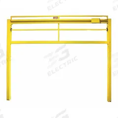 PS INDUSTRIES Vertical Safety Gate: 126 in x 105 in, Unassembled, Yellow, 42 in Gate Ht, Deck (MPN MGVEM096120). Key specifications — attr1283434: PS INDUSTRIES; attr1283408: Unassembled; attr1283426: No.