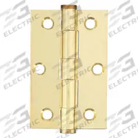 APPROVED VENDOR Butt Hinge: Steel, Full Surface, 1 in Leaf Wd (MPN 3HTR5). Key specifications — Removable Pin: No; Bearing Type: Plain; Material: Steel.