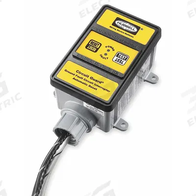 HUBBELL WIRING DEVICE-KELLEMS Hard Wired GFCI: 30 A Amps, 240V AC, Single Phase, 4X - Hardwired GFCIs