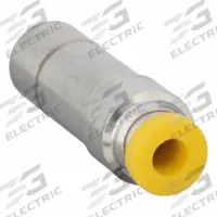 PARKER Push-Fit Adapter Fitting: 4 mm OD x 10 mm OD Size, Push-to-Connect x Push-to-Connect, Brass (MPN 67PLP-4M-10M). Key specifications — Brand: PARKER.