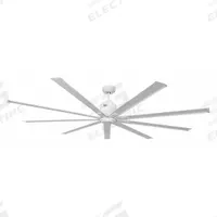 DAYTON Ceiling Fan: 8,500 cfm_8,900 cfm_9,300 cfm_9,700 cfm_10,100 cfm_10,500 cfm Airflow, 6 Speeds (MPN 7DX29). Key specifications — Voltage: 120V AC; Light Kit: No; Number of Speeds: 6; Phase: Single; Current: 0.5 A; Brand: DAYTON.