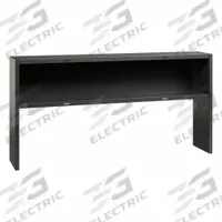 HIRSH Desk Hutch: Black, 0 Drawers, 71 in Overall Wd, 36 in Overall Ht, 72 in Overall Lg (MPN 20560). Key specifications — Brand: HIRSH; Color: Black; Product Type: Desk Hutch.