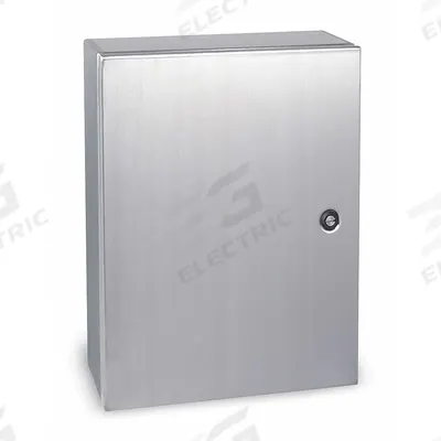 WIEGMANN Enclosure: 304 Stainless Steel, 16 in x 12 in x 6 in, NEMA 12/13/3R/4/4X - Stainless Steel Enclosures