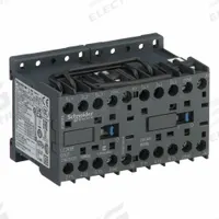 SCHNEIDER Miniature IEC Magnetic Contactor: Reversing, 3 Poles, 3NO Contacts, 9 A, 240V AC Coil (MPN LC2K0901U7). Key specifications — Brand: SCHNEIDER; Integrated Surge Suppression: No.