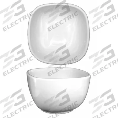 ITI Square Bowl: 26 oz Capacity, Porcelain - Sauce Cups