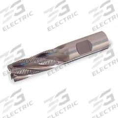 CLEVELAND Roughing End Mill: Cobalt, TiAlN Coated, 4 Flute, Fine Pitch, 3/8" Mill Dia, 3/4" LOC (MPN C31054)