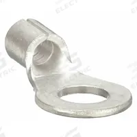 GRAINGER Ring Terminal: Bare, #8 Stud Size, 16 AWG to 14 AWG Wire Sizes, 600 V, Butted Barrel & Seam (MPN 5WHG1). Key specifications — Brand: GRAINGER.