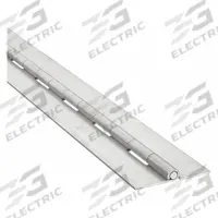 APPROVED VENDOR Piano Hinge: Aluminum, 48 in Leaf Ht, 2 in Leaf Wd (MPN 2ZGA9). Key specifications — Material: Aluminum.