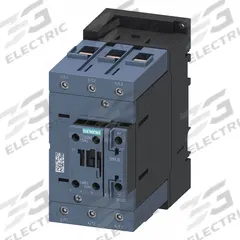 SIEMENS IEC Magnetic Contactor: Non-Reversing, 3 Poles, 3NO Contacts, 96 A, 208V AC Coil (MPN 3RT20461AM20). Key specifications — Brand: SIEMENS; Integrated Surge Suppression: No.