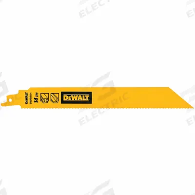 DEWALT Reciprocating Saw Blade: 14 Teeth per Inch, 9 in Blade Lg, 1 in Blade Thick - Thin-Metal-Cutting Blades