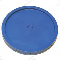APPROVED VENDOR Pail Lid: Gasketed/Snap-On/Tear Tab, 12 1/4 in Overall Dia, Blue, Plastic, 1H2/Y27/S (MPN ROP2100CVR-TT-BL). Key specifications — attr1188872: APPROVED VENDOR; attr1265149: 1H2/Y27/S; attr1188855: 49EN55; attr1188854: Plastic; attr1188856: ROP2150BL-M.