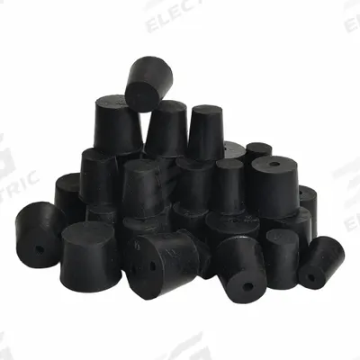 UNITED SCIENTIFIC SUPPLIES Stopper: Rubber, 12 Stopper Size, 54 mm Bottom Dia, 64 mm Top Dia, 25 mm Overall Ht - Rubber Stoppers