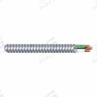 SOUTHWIRE Metal Clad Cable: 8 AWG, 2 Conductors, Copper, 1,000 ft, Aluminum, Std, THHN (MPN 68709503). Key specifications — Brand: SOUTHWIRE.