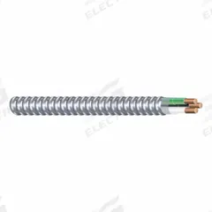 SOUTHWIRE Metal Clad Cable: 8 AWG, 2 Conductors, Copper, 1,000 ft, Aluminum, Std, THHN (MPN 68709503). Key specifications — Brand: SOUTHWIRE.