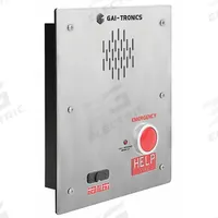 HUBBELL GAI-TRONICS Emergency Weatherproof Telephone: Flush Mount, Emergency Call Boxes, 397-001. Key specifications — Product Type: Emergency Call Boxes; Resistance Properties: Weather Resistant; Manufacturer Part Number: 397-001; Color: Silver; Brand: HUBBELL GAI-TRONICS; Features: (2) Programmable Auxiliary Outputs for Peripheral Equipment Control; Includes: 12-Button Braille Keypad; Material: Stainless Steel.