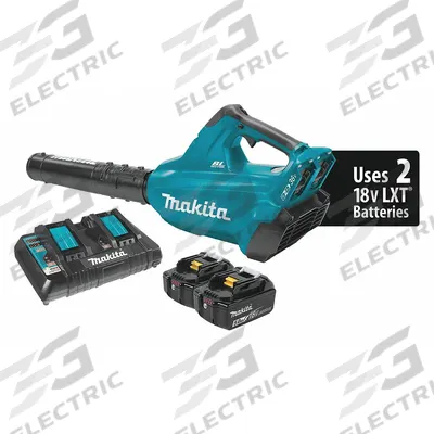 MAKITA Battery-Powered Handheld Leaf Blower Kit: LXT, 473 cfm Max. Air Flow - Battery-Powered Handheld Blowers