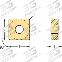 WALTER Square Turning Insert: SNMG322-MK5, SNMG090308-MK5 (MPN 6356458). Key specifications — attr257901: SNMG090308-MK5; attr257900: SNMG322-MK5.