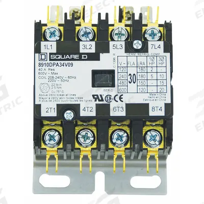 FOSTORIA Contactor: Mfr Part # 58027035 - Replacement HVACR Controls, Switches & Thermostats