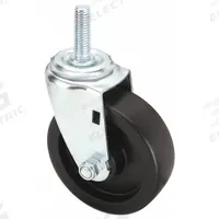 APPROVED VENDOR Stem Caster: Swivel, 4 in Wheel Dia., 1 in Wheel Wd, Polyolefin, 1 1/2 in Stem Lg (MPN 32J964). Key specifications — Brand: APPROVED VENDOR; Thread Size: 1/2"-13; Roll Up: Swivel.
