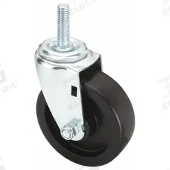 APPROVED VENDOR Stem Caster: Swivel, 4 in Wheel Dia., 1 in Wheel Wd, Polyolefin, 1 1/2 in Stem Lg (MPN 32J964). Key specifications — Brand: APPROVED VENDOR; Thread Size: 1/2"-13; Roll Up: Swivel.
