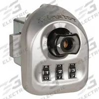 MASTER LOCK Multiuse Lock: Zinc, Keyed/Combo, Satin, Black/Silver, 3670-02. Key specifications — Manufacturer Part Number: 3670-02; Brand: MASTER LOCK; Finish: Satin; Material: Zinc; Lock Type: Keyed/Combination; Product Type: Lock; Color: Black/Silver.