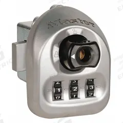 MASTER LOCK Multiuse Lock: Zinc, Keyed/Combo, Satin, Black/Silver, 3670-02. Key specifications — Manufacturer Part Number: 3670-02; Brand: MASTER LOCK; Finish: Satin; Material: Zinc; Lock Type: Keyed/Combination; Product Type: Lock; Color: Black/Silver.