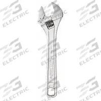CHANNELLOCK Adjustable Wrench: Alloy Steel, Chrome, 4 1/2 in Overall Lg, 1/2 in Jaw Capacity (MPN 804). Key specifications — attr309359: Chrome; attr324924: CHANNELLOCK; attr309358: Alloy Steel.