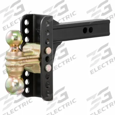CURT Ball Mount: Universal, 2 in Compatible Ball Shank Dia, 2 in_2 5/16 in Ball Dia - Adjustable Hitches