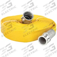 Water Discharge Hose: 1 1/2 in Hose Inside Dia., 50 ft Hose Lg, 200 psi, Yellow (MPN 45DU14). Key specifications — Brand: APPROVED VENDOR; Temp. Range: -4° to 140°F; Hose Color: Yellow.